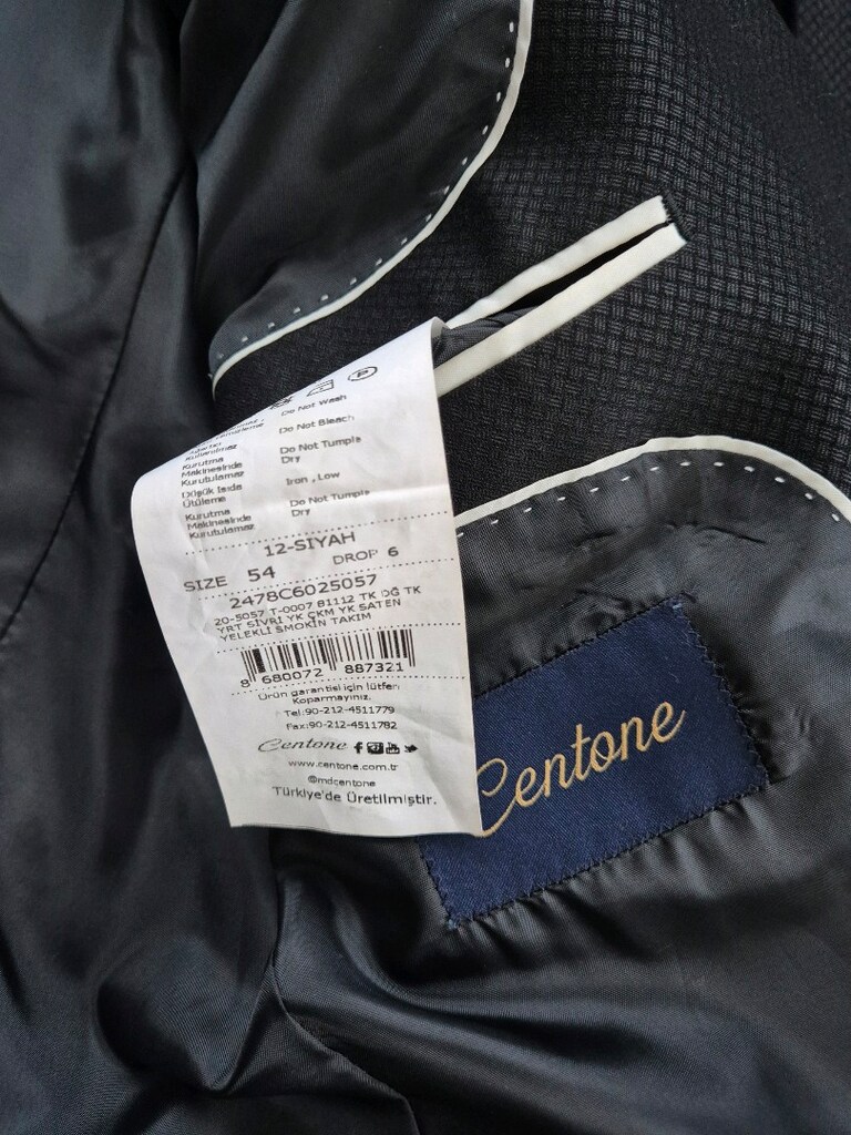 centone slim fit takım elbise - 3