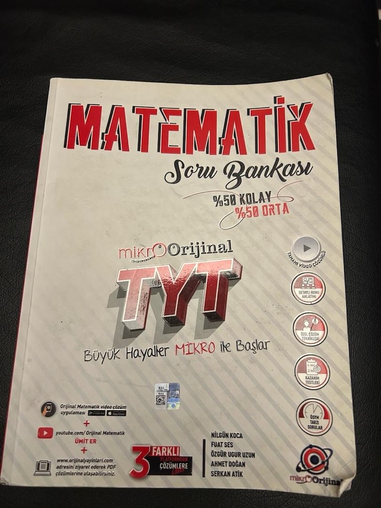 Mikro Orijinal Tyt Matematik Soru Bankası - 4