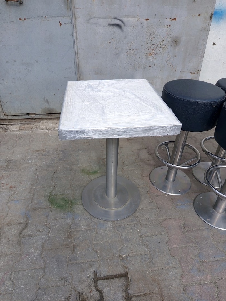Bar Tabure Takım Paslanmaz Krom - Gemi Tabure - 2