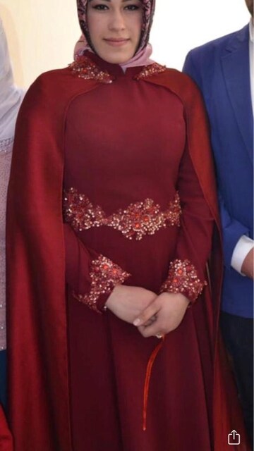 bordo abiye