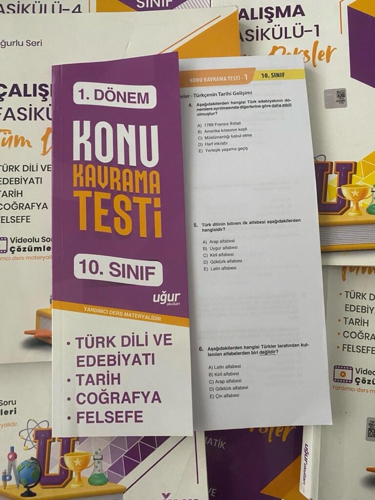 uğur okulları 10. sınıf kitapları - 4