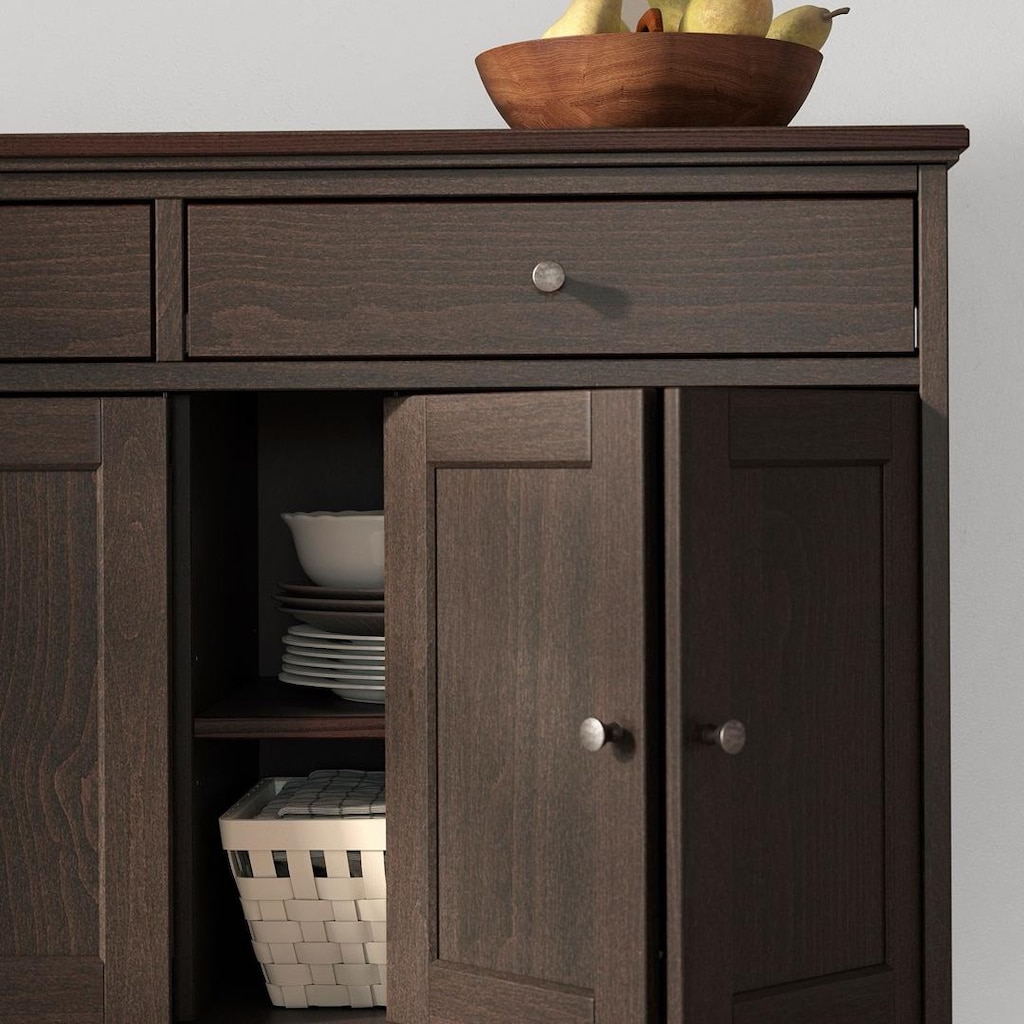 IKEA IDANÄS Koyu Kahve Konsol / Komodin (Alanya Oba) - 3