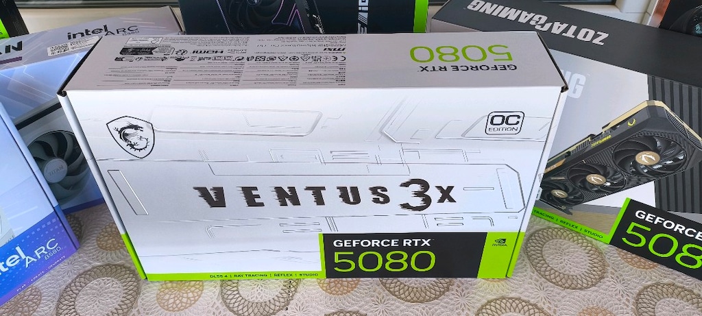 msi ventus 3x RTX 5080 white SIFIR KAPALI KUTU - 6