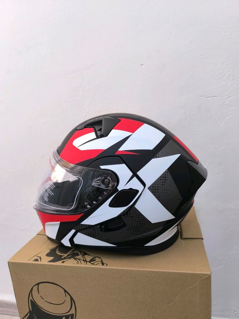 Kask JK 906 Çene Açılır Güneş Vizörlü Sıfır Beden M ve L Mevcuttur - 5