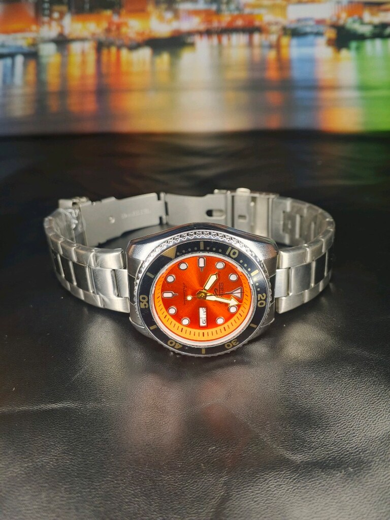 turuncu içi otomaatik seiko - 4