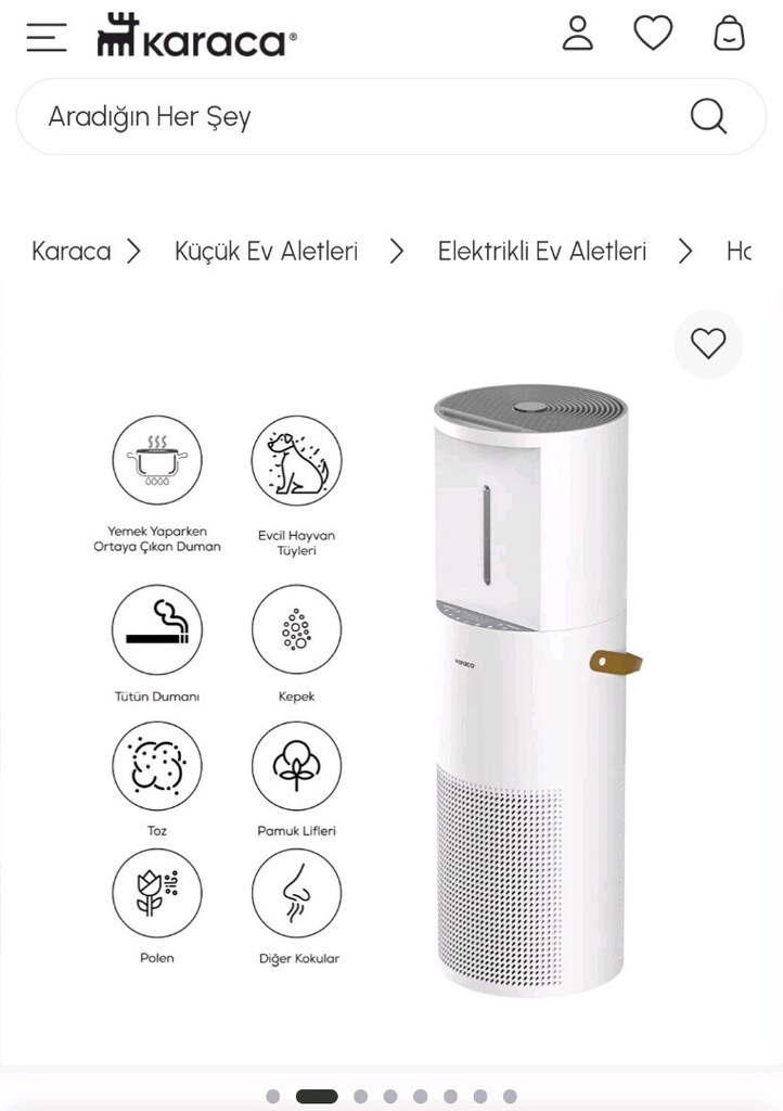 Karaca 2in 1 Hava Temizleme Makinesi Filtresi - 4
