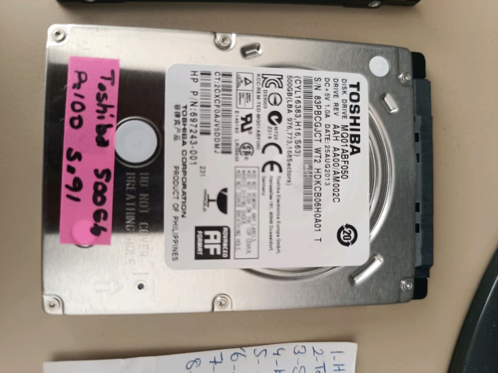 500 GB 8 adet 2,5" hdd - 7
