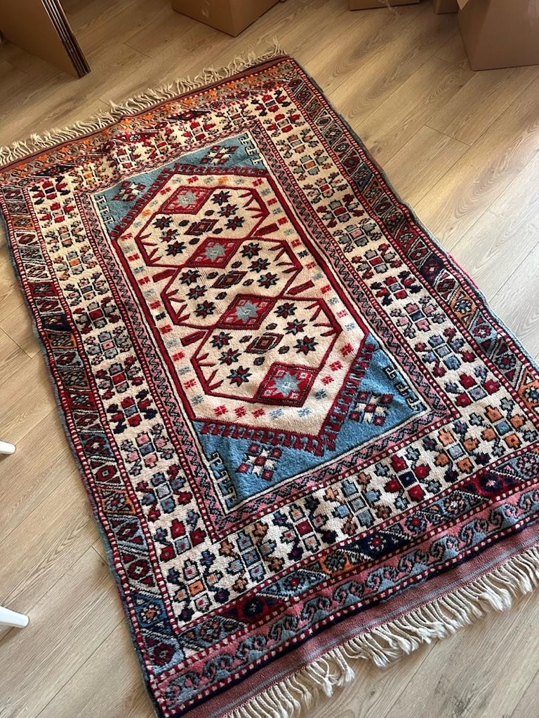 halı yün antika - 3