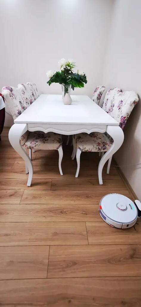 8 kişilik avangart büyük yemek masası (weltew home) - 2