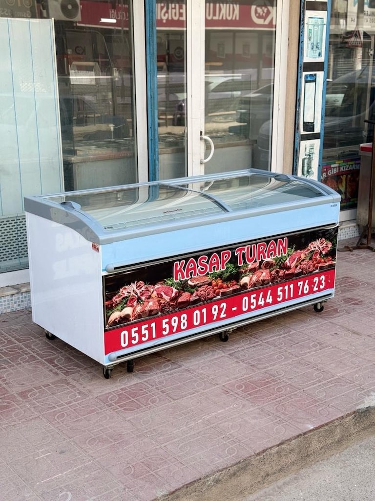 difriz derin dondurucu 800 litrelik difriz içi beyaz difriz et dolabı - 8