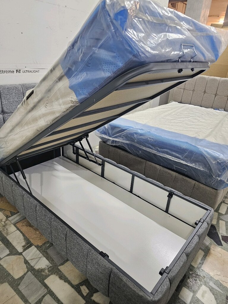 SIFIR TEK KİŞİLİK BAZA BAŞLIK YATAK SET HALİNDE KAMPANYA - 3