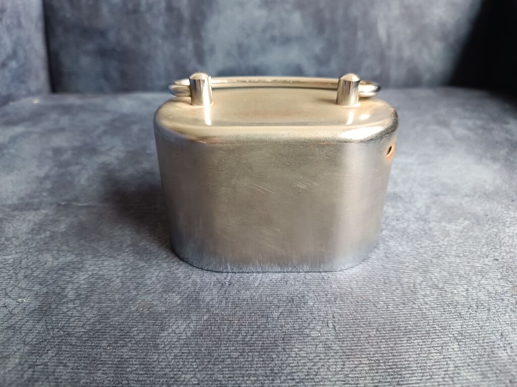 Vintage İş Bankası Metal Kumbarası (Anahtarı Yok) - 3