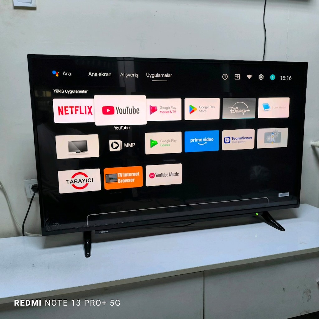 Toshiba 127 Ekran 4K Android jelatini üstünde Tertemiz Televizyon - 15