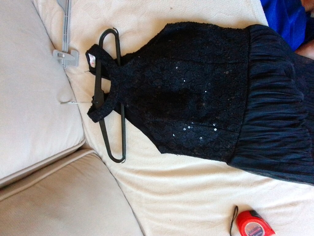 siyah abiye elbise - 8