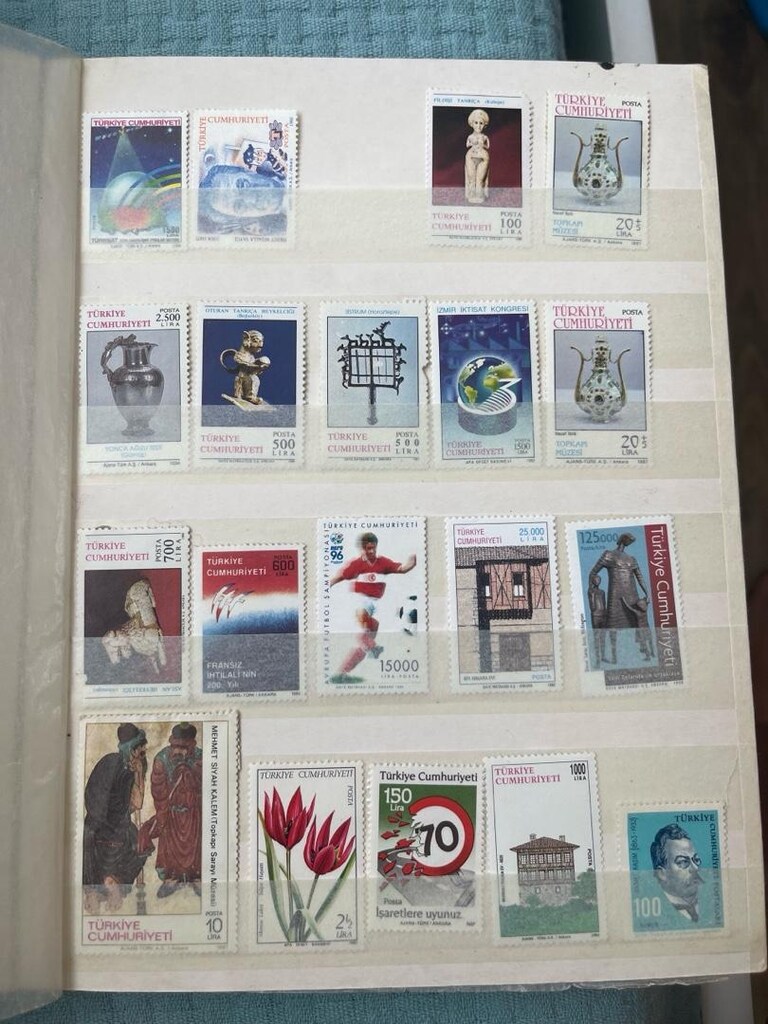 pul koleksiyonu defterle birlikte - 2