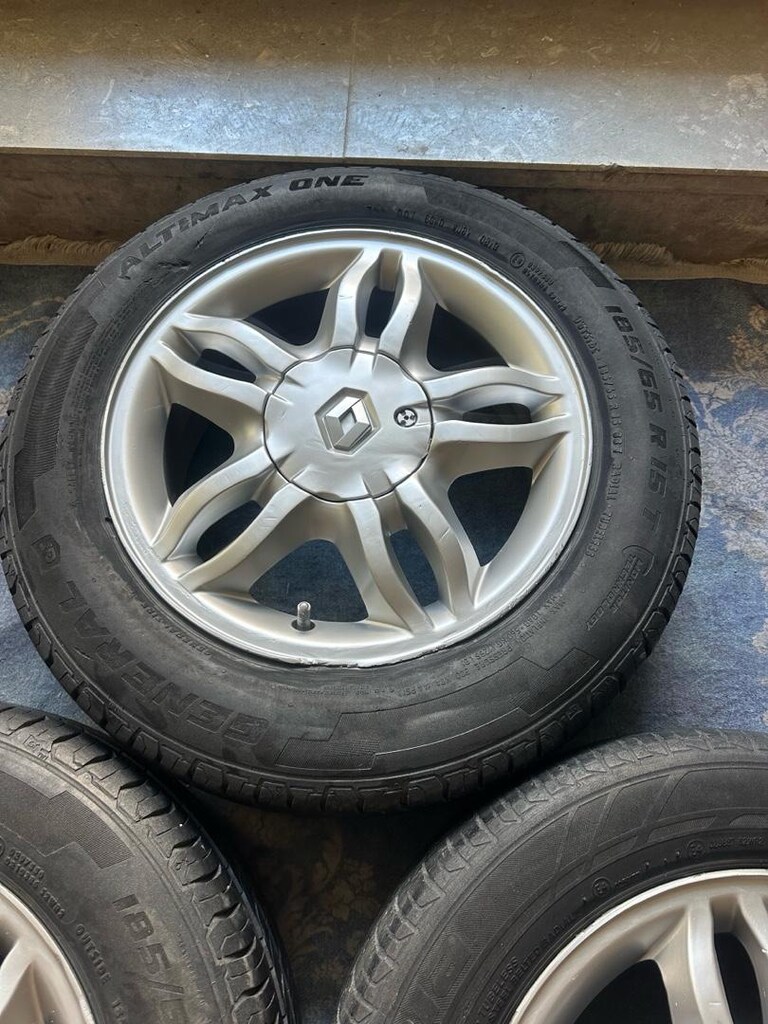 15 inç orjinal Renault çelik jant takımı - 5