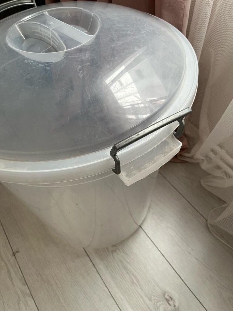 erkoç mega 70 litre şeffaf bakliyat kovası - 3