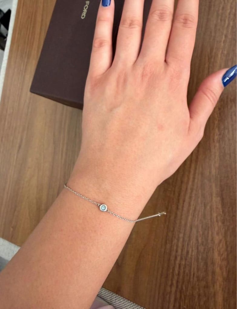 Tiffany & Co. Gümüş Mavi Bileklik - 7