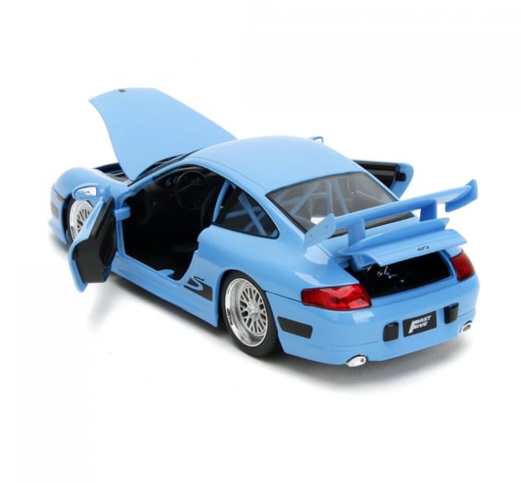 Jada Fast & Furious Brian's Porsche 911 Gt3 Rs 1:24 ölçek büyük boy - 3