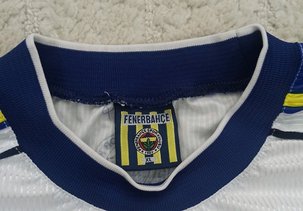 2001-2002 Zoran Mirkovic Orijinal Fenerbahçe Deplasman Forma Fenerium - 4