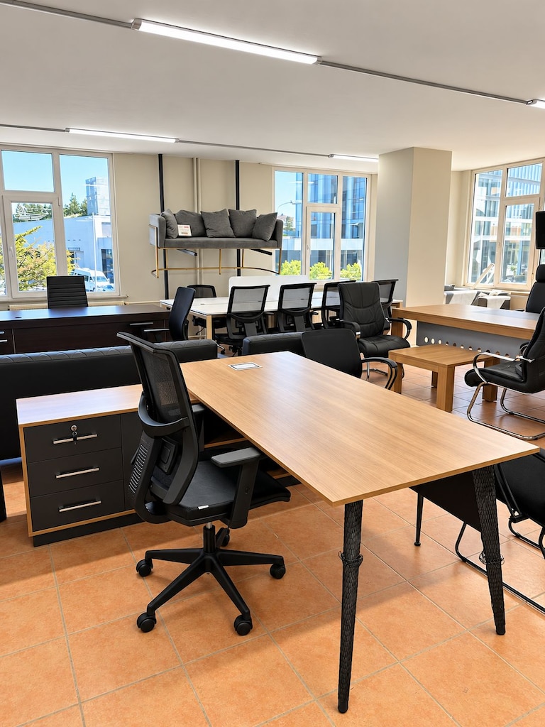 KLAS OFİS ÜSKÜDAR 180X85 MARBELLA KİRAZ MAKAM TAKIMI - 4