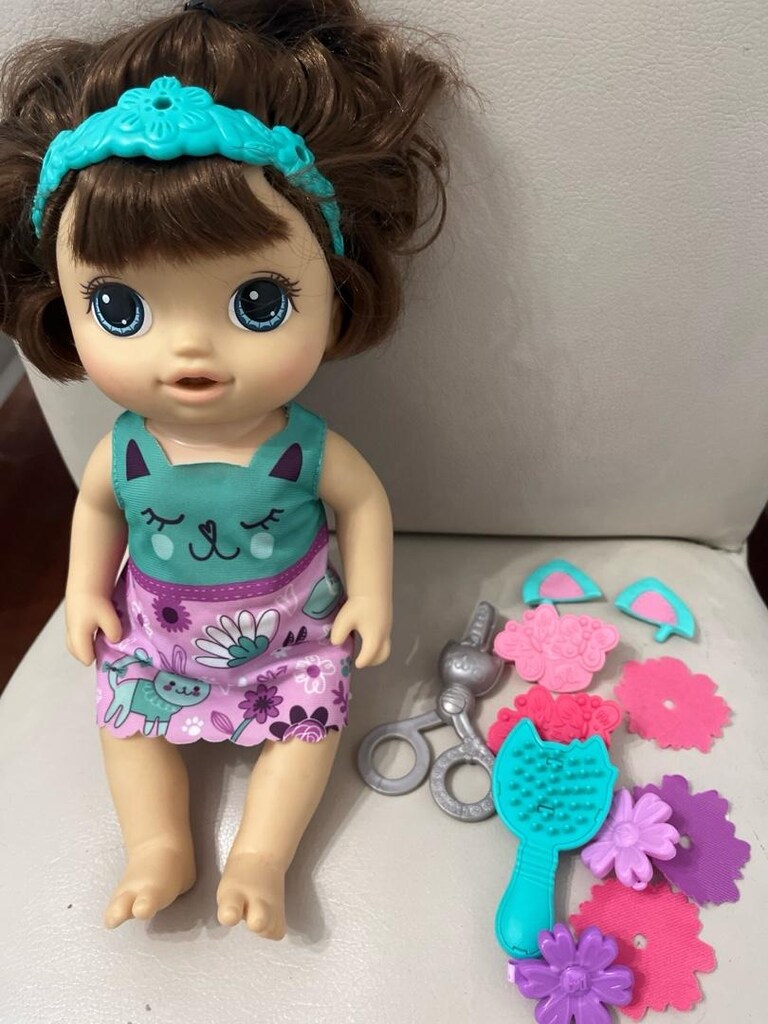 Baby Alive saçı uzayıp kısalan,konuşan oyuncak bebek - 5