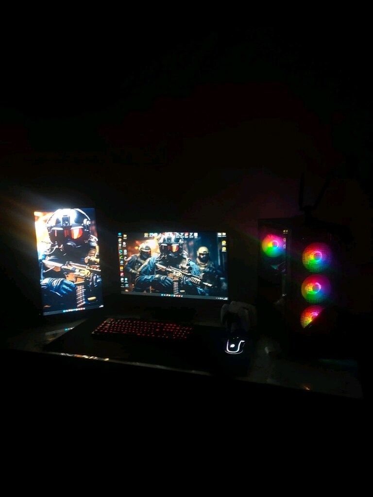 RTX 5070 & Intel Ultra 5 Canavar Sistem direksiyonseti,klavye,mause - 5