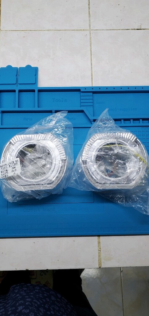 3 inç C Angel led mercek kapağı çift renk - 8