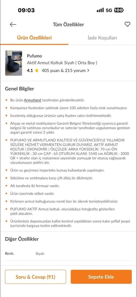 Armut Koltuk - 4
