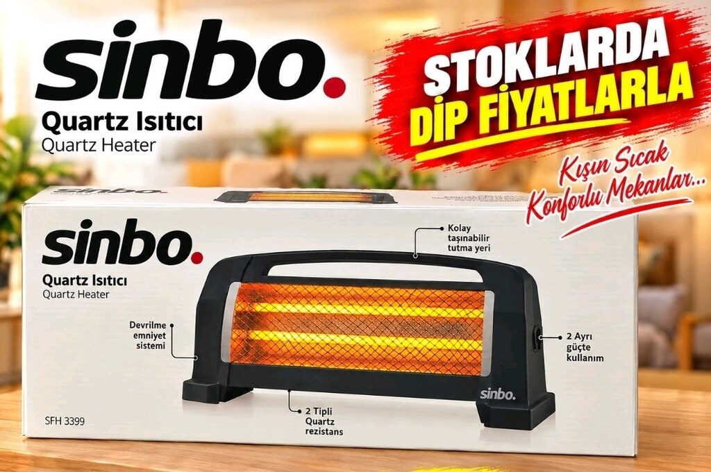 DEV KAMPANYA MİNİ ISITICI SOBA ELEKTRİKLİ SOBA