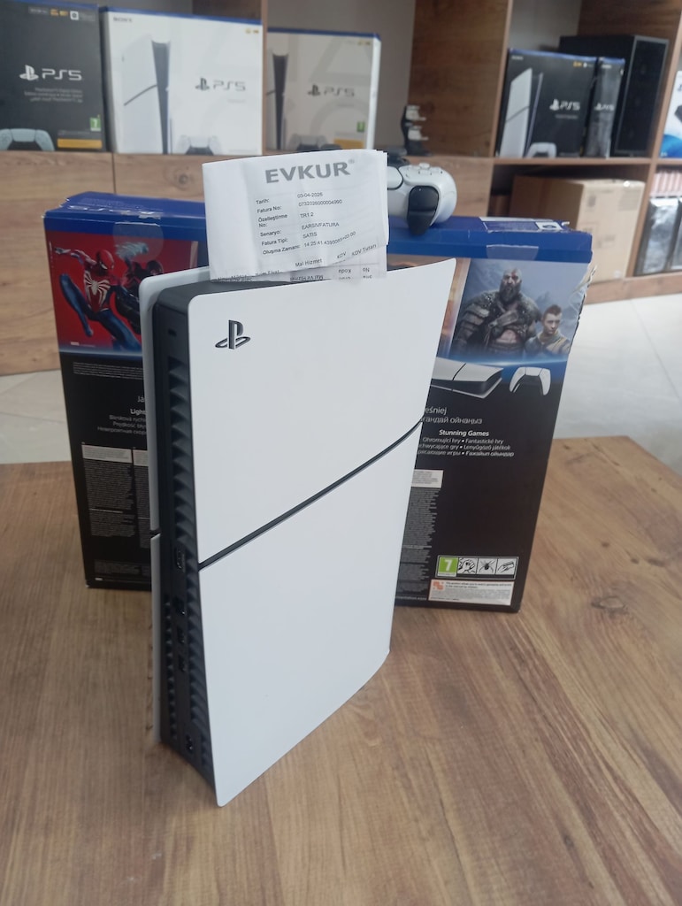 BİLKOM SONY TÜRKİYE 21 AY GARANTİLİ PS5 SLİM DİGİTAL SON SERİ 1KOL - 7