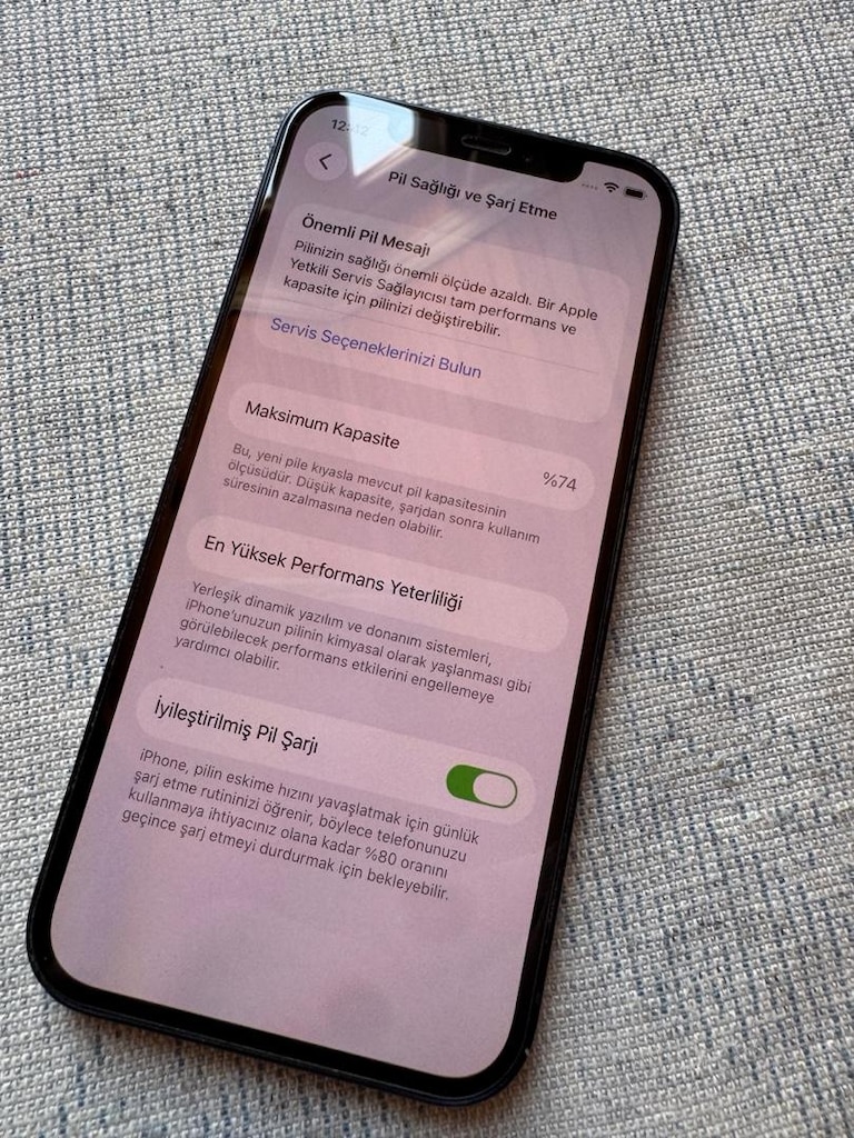 Apple iPhone 12 128 GB YURT İÇİ CİHAZ FATURASI VAR GARANTİ S - 4