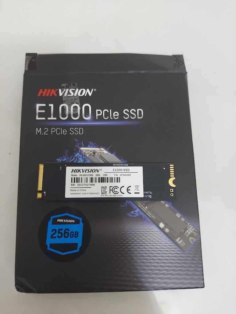 Hikvision E1000 256 GB M.2 NVMe SSD 1 yıl daha garantisi vardır - 3