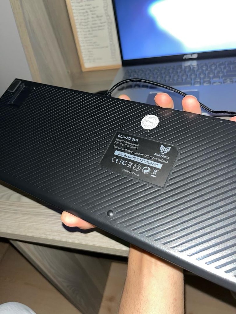 BLUEFORCE RGB MEKANİK OYUNCU KLAVYESİ SIFIR - 6