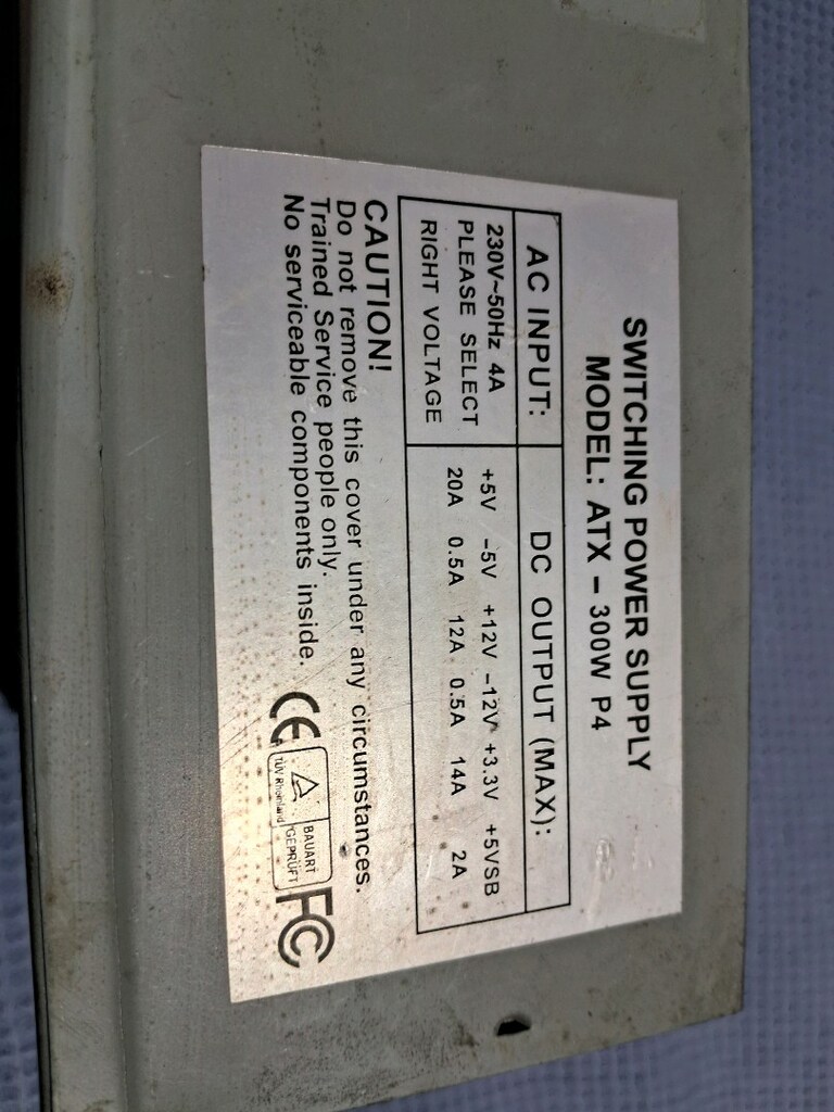 Power Suply Güç kaynağı 300W Çalışıyor PAZARLIK YOK - 7