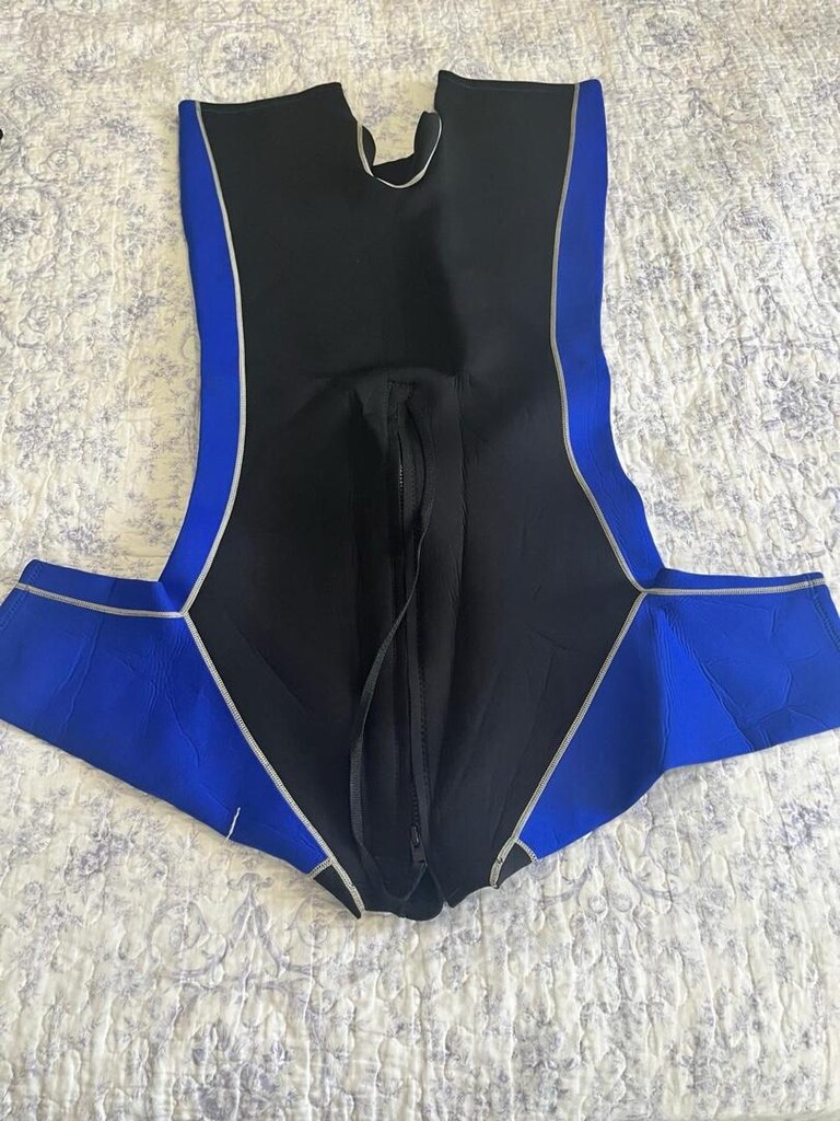 OneBody Mavi-Siyah Neopren Dalış Elbisesi Wetsuit - 6