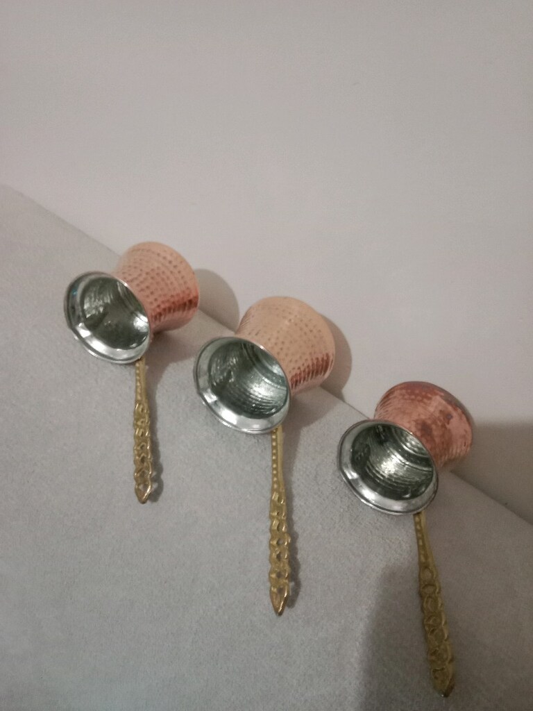 Bakır dövme el işi tanesi 350 tl - 4