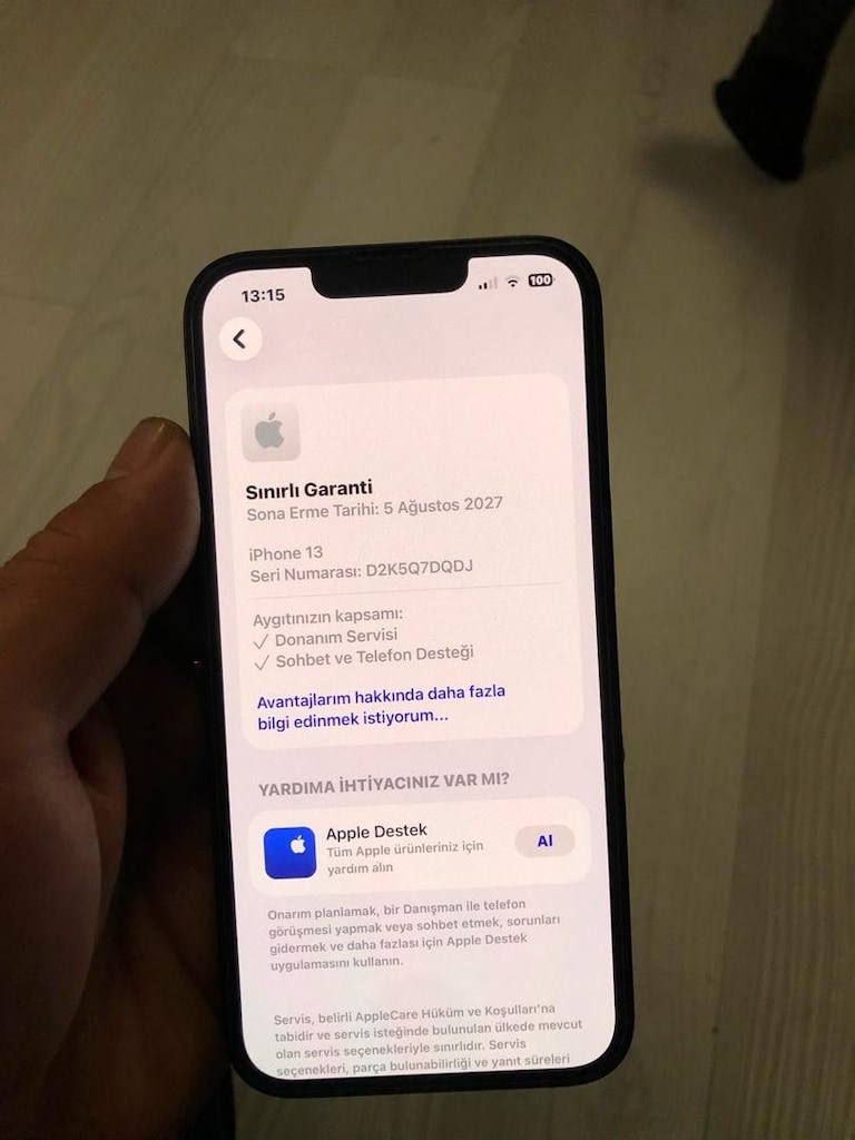 İPHONE 13 128 GB 13 AY GARANTİLİ ÇOK TEMİZ EKSİKSİZ - 2