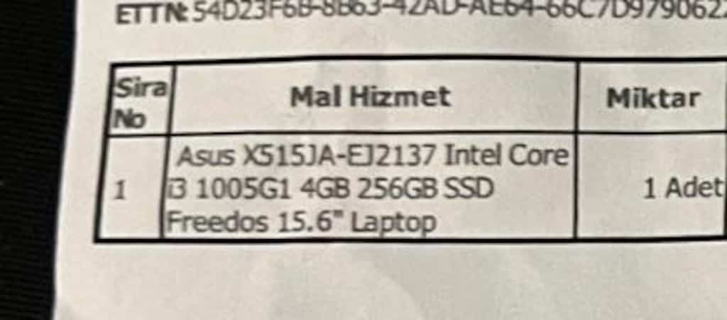 Asus Dizüstü Bilgisayar - 5