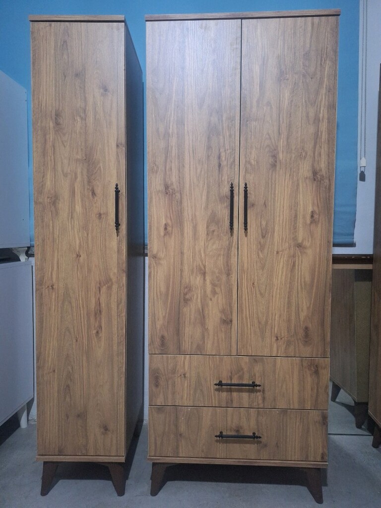 3 KAPAKLI ELBİSE DOLABI GARDIROP - 5