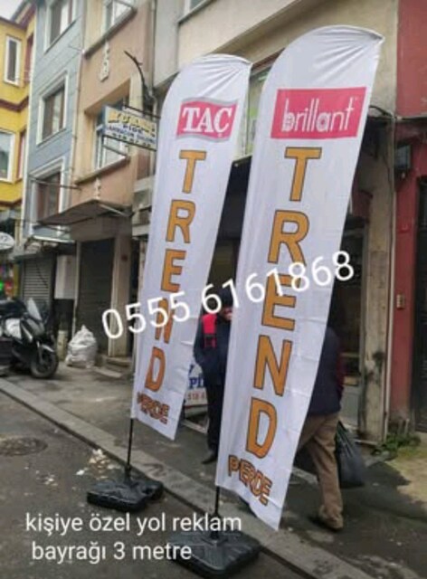 Yol reklam bayrak tabela kişiye özel firma reklam tabelası 1 adet
