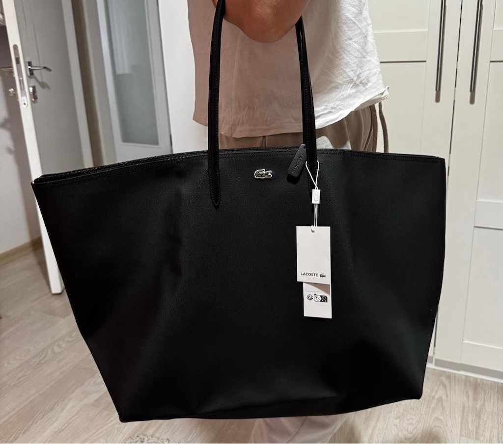 LACOSTE ORJİNAL DERİ OMUZ ÇANTASI — görsel 3/6