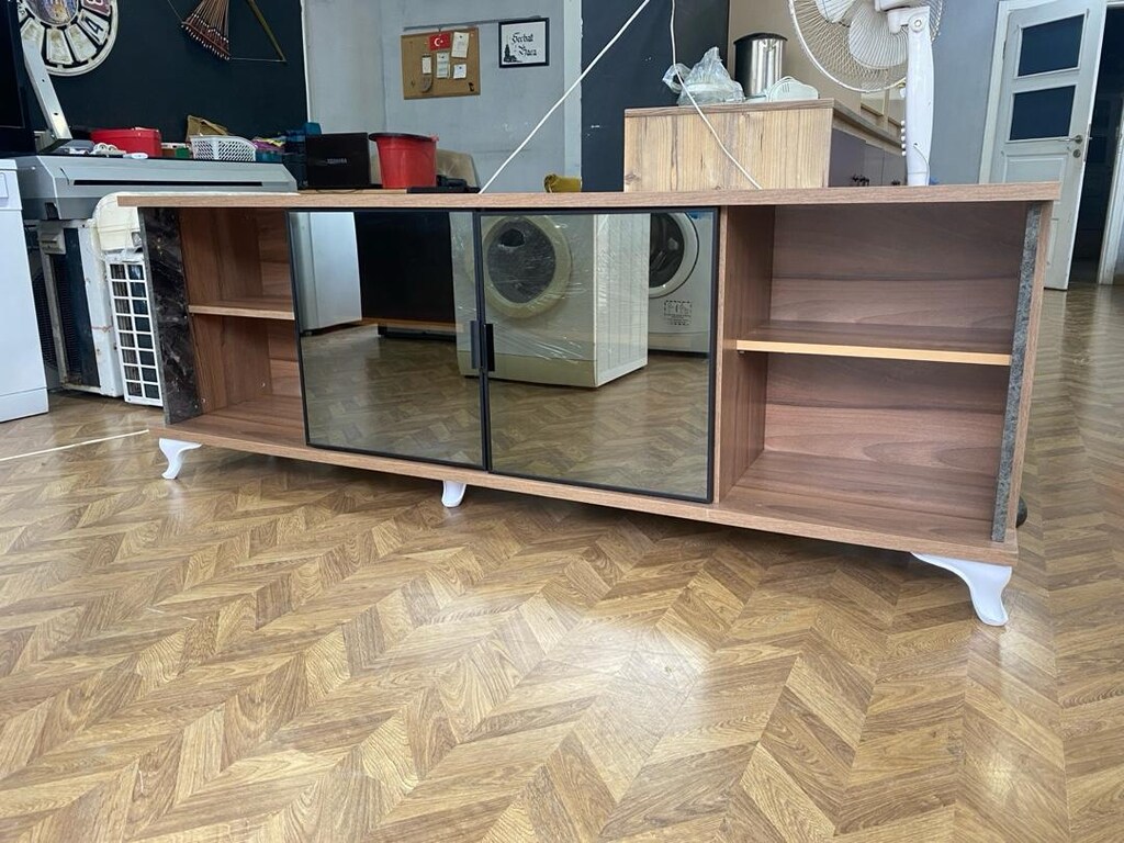 2 KAPAKLI AYNALI 2-45 CM EBATINDA KONSOL - 4