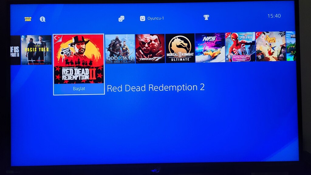PS4 Slim 1 TB GOLD Edition, FC 27+15 Oyun, 2 Orijinal Gold Kollu - 7