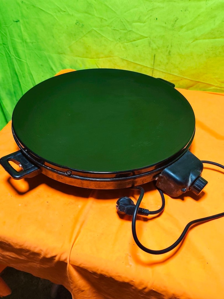 elektrikli yufka sacı katmer saçı 46 cm - 2