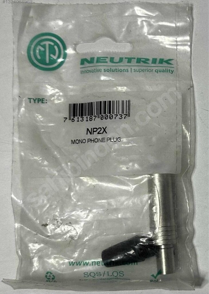 Neutrik NP2X 6.3mm TS Mono Jack Erkek Konnektör - 2