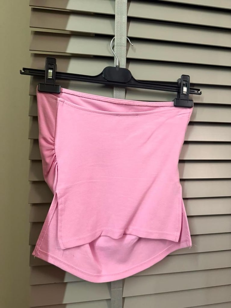 Bershka Pembe Starplez Blüz&Mini Etek - 3