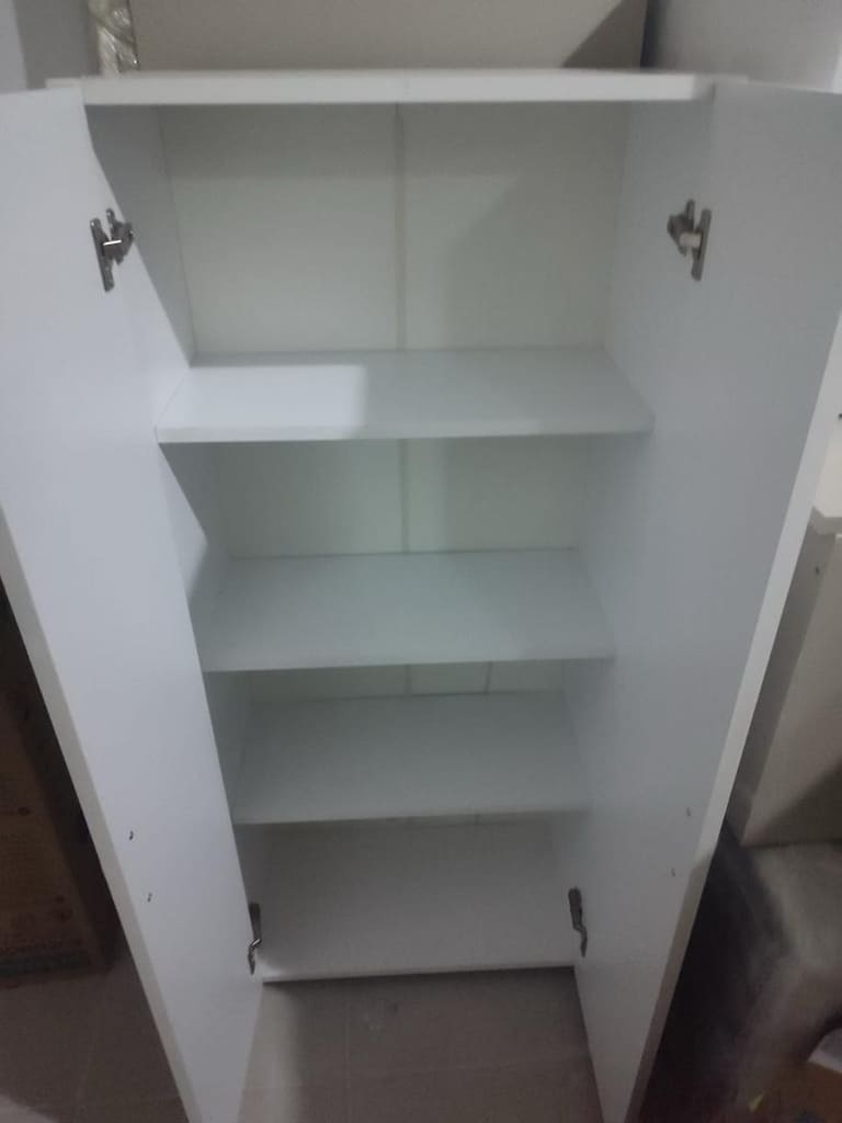 Beyaz iki kapaklı dolap - 2