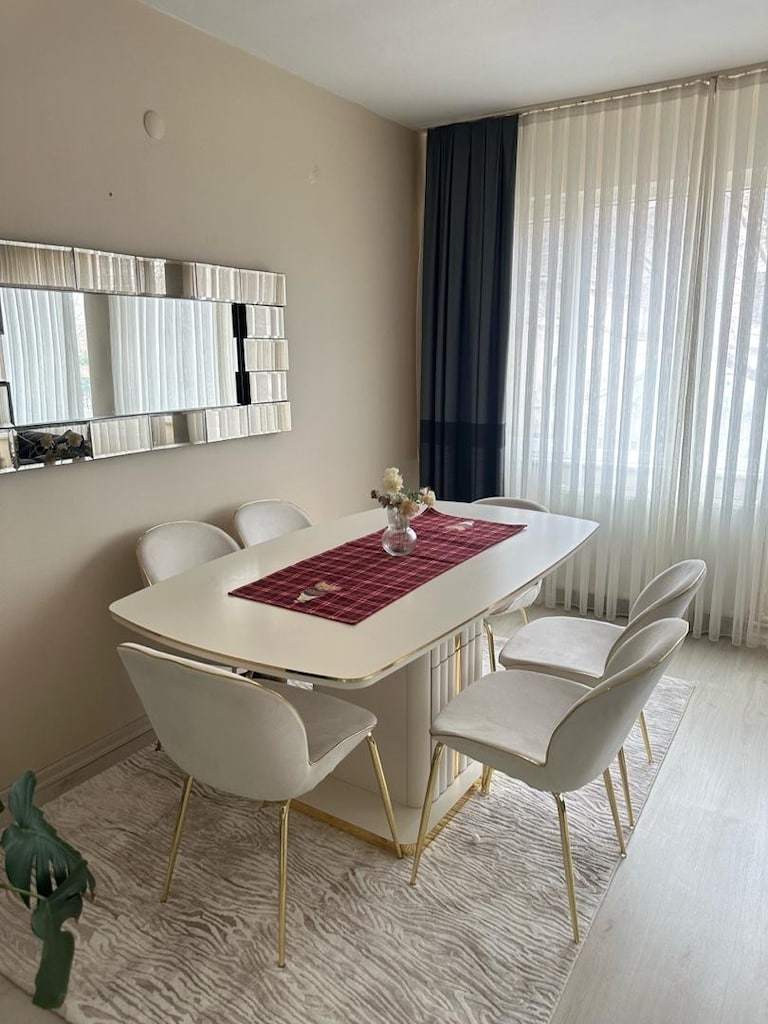 6 kişilik masa sandalye gold beyaz - 5
