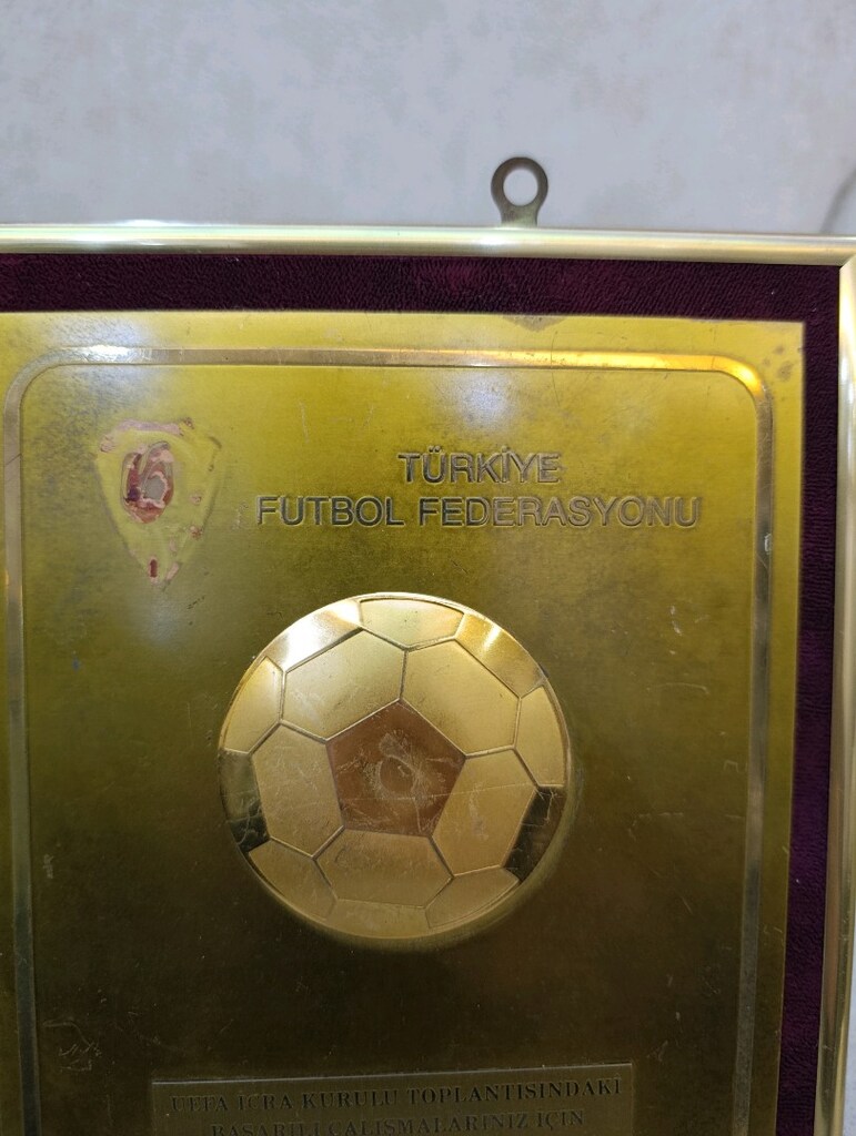 Türkiye Futbol Federasyonu Plaket - 5